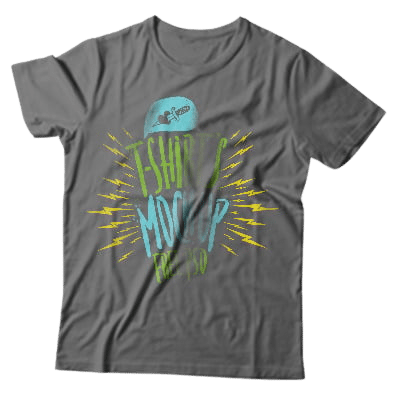Gray T-Shirt round Neck Unisex