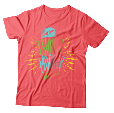 Red T-Shirt round Neck Unisex